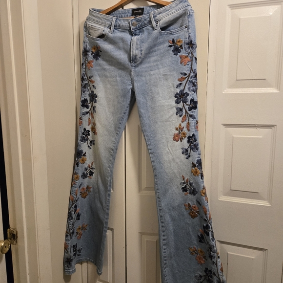 DRIFTWOOD Blue Straight Leg Jeans with Distressed Detailing 30.34 - Picture 12 of 16